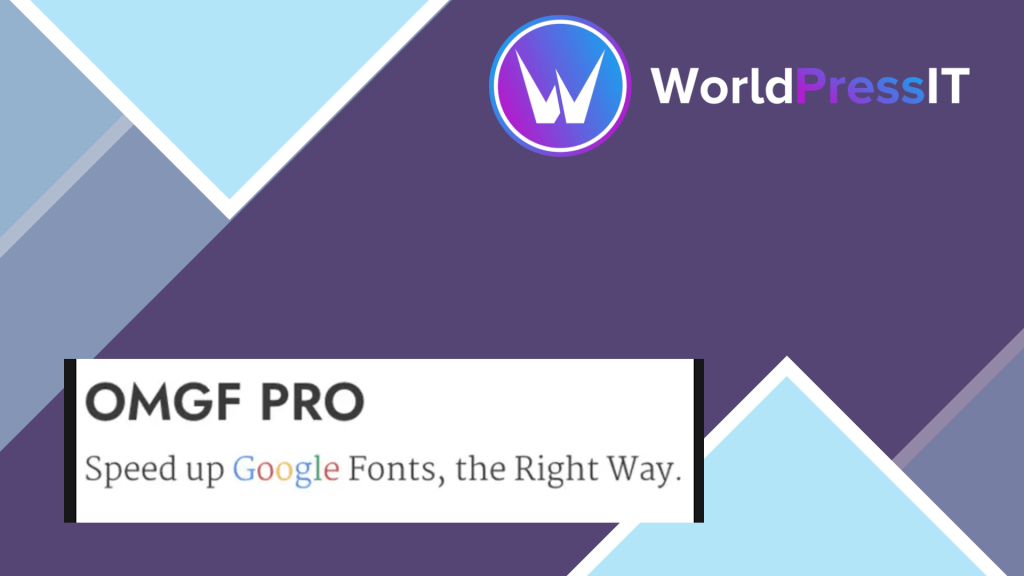 OMGF Pro - Host Google Fonts Locally for WordPress