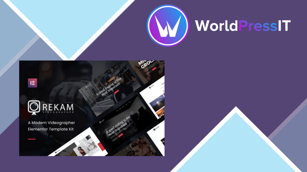 Rekam Kit - Modern Videographer Elementor Template Kit