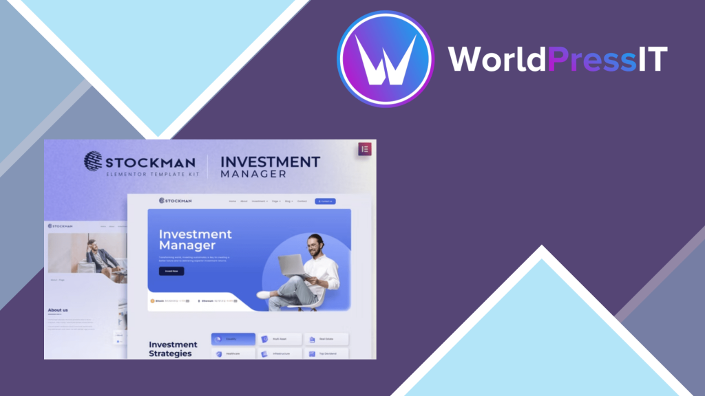 Stockmen - Investment Manager Elementor Template Kit