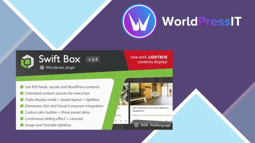 Swift Box - WordPress Contents Slider and Viewer