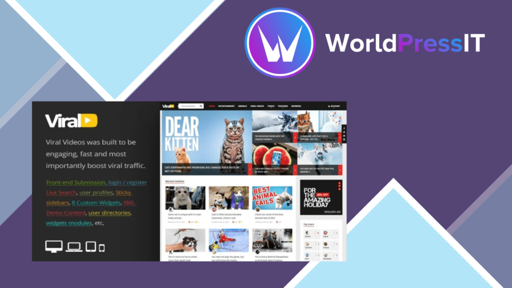 ViralVideo - Responsive Magazine WordPress Theme