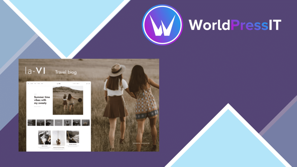 laVi - Travel Blog Elementor Template Kit