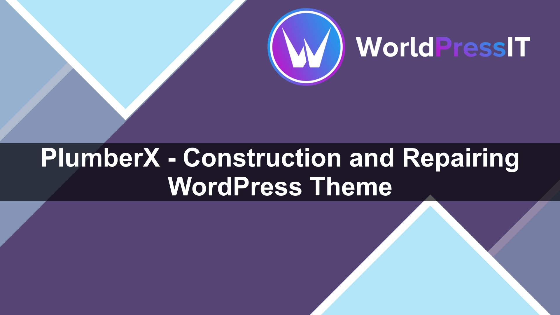 PlumberX – Construction and Repairing WordPress Theme - WorldPress IT