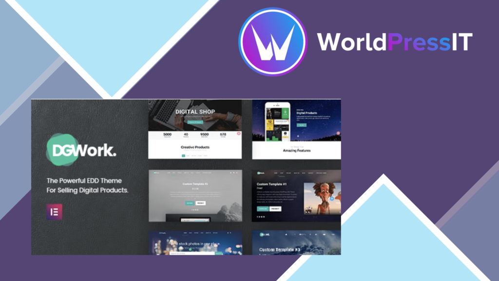 DGWork - Powerful Responsive Easy Digital Downloads Theme