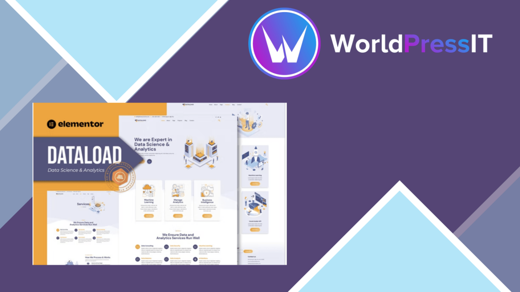 Dataload - Data Science &amp; Analytics Elementor Template Kit