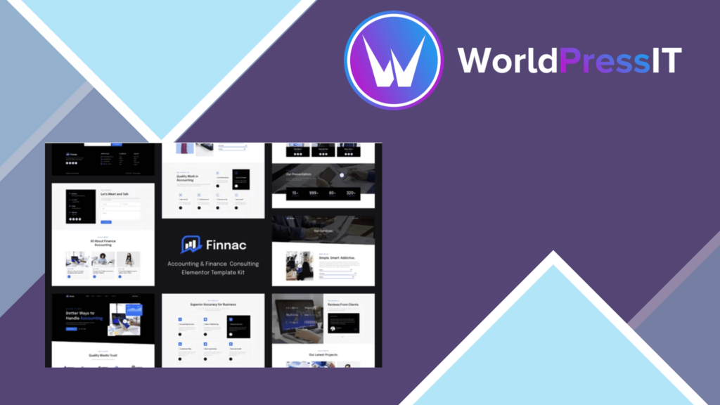 Finnac – Accounting and Finance Consulting Elementor Template Kit
