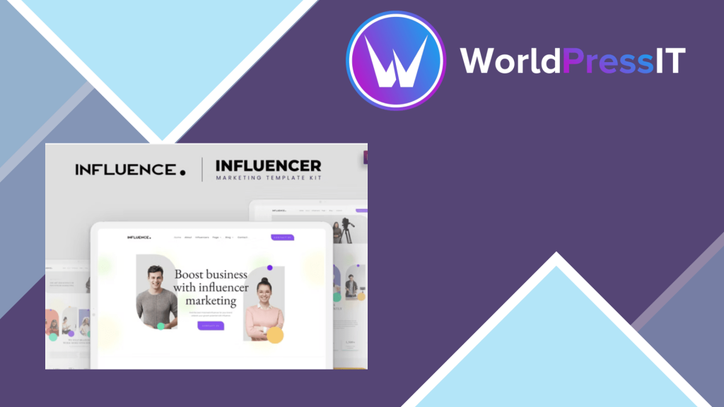 Influence - Influencer Marketing Agency Elementor Template Kit