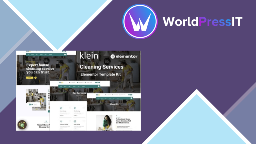 Klein - Cleaning Services Elementor Template Kit