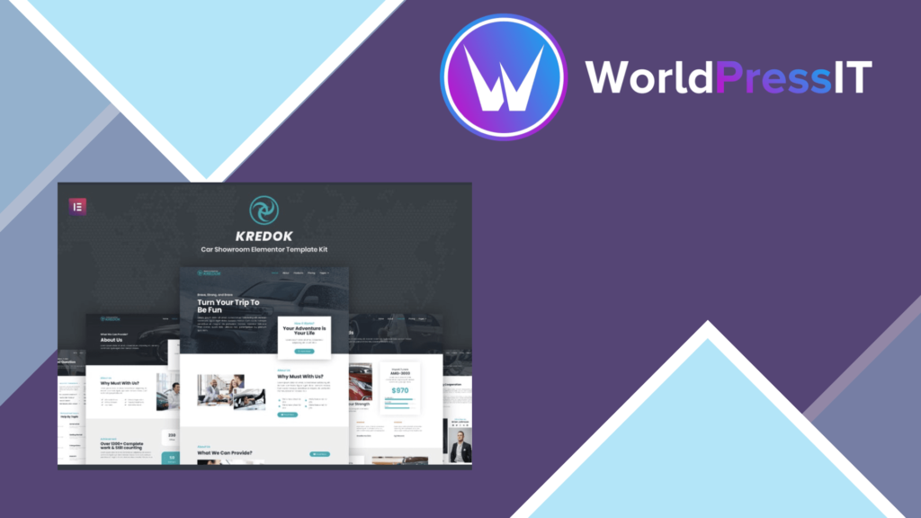 Kredok - Car Showroom Elementor Template Kit