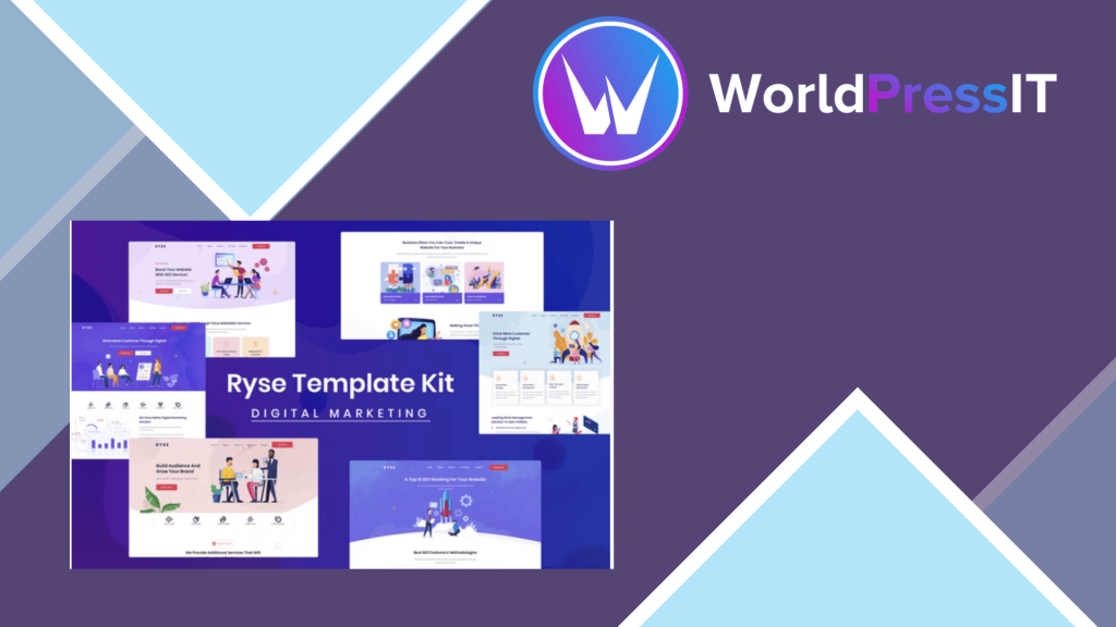Ryse - SEO &amp; Digital Marketing Elementor Template Kit