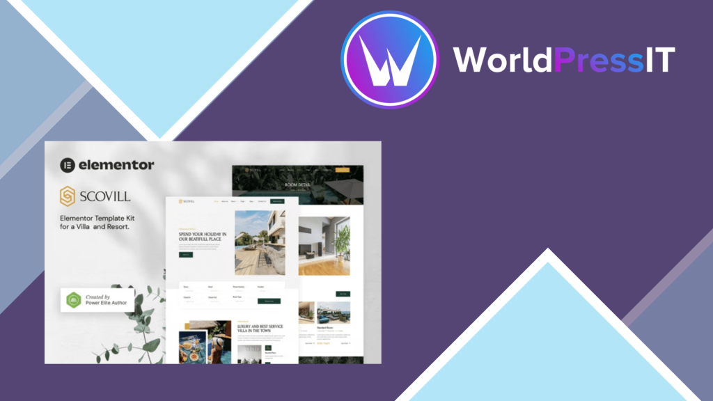 Scovill - Luxury Villa &amp; Resort Elementor Template Kit