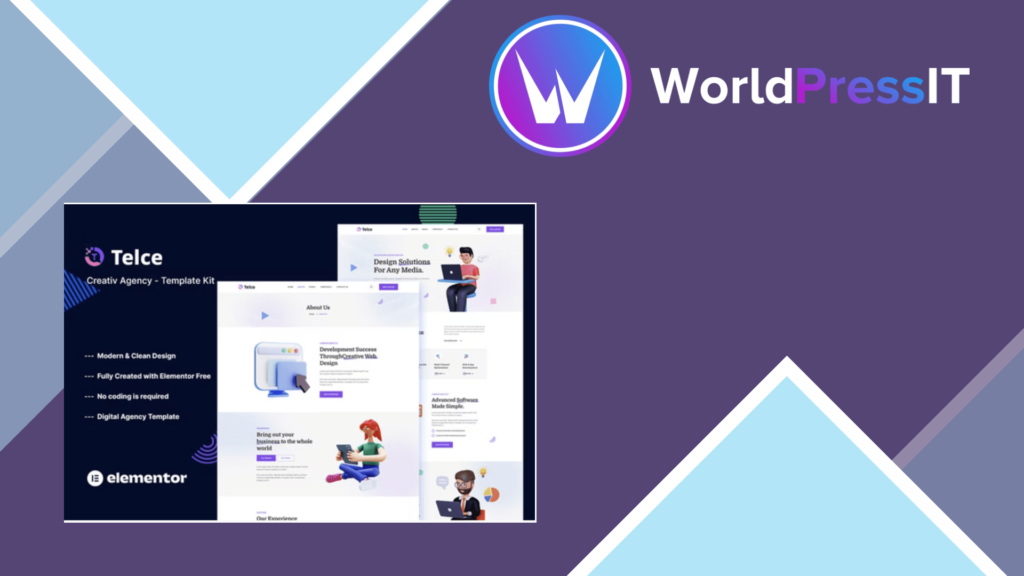 Telce - Creative Agency Elementor Template Kit