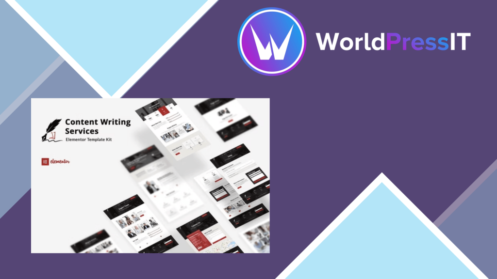 Writery - Content Writer Service Elementor Template Kit