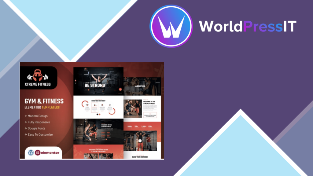 Xtreme Fitness - Elementor Template Kit