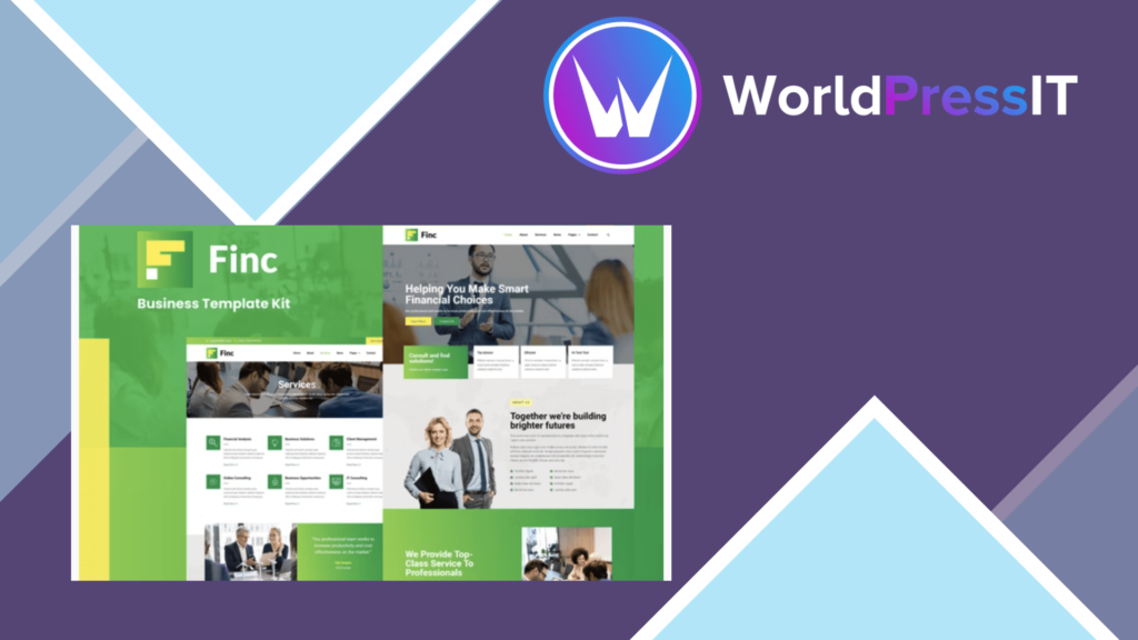 Finc - Business and Financial Elementor Template Kit