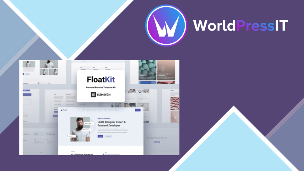 FloatKit - Personal Resume Elementor Template Kit