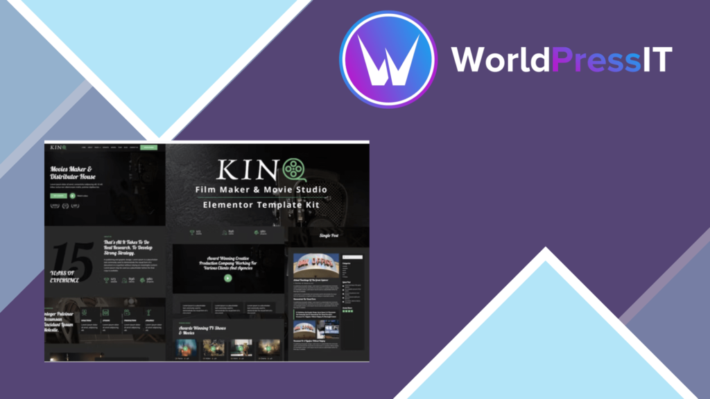 Kino - Film Maker and Movie Studio Elementor Template Kit