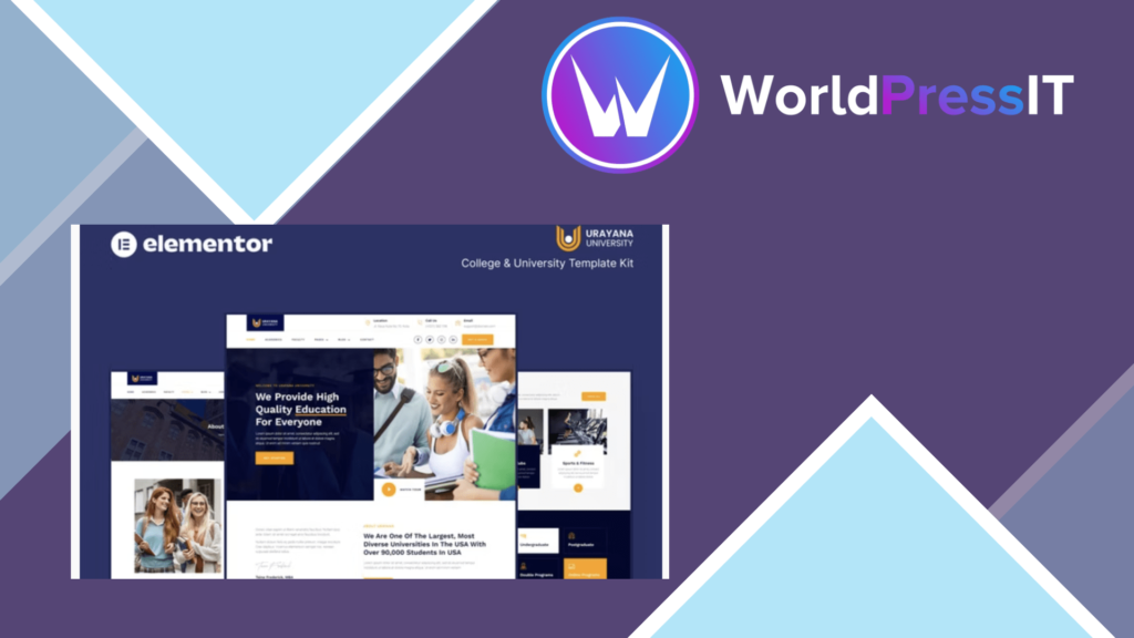 Urayana - University and College Elementor Template Kit