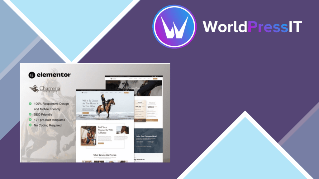 Charreria - Horse Riding Club Elementor Template Kit