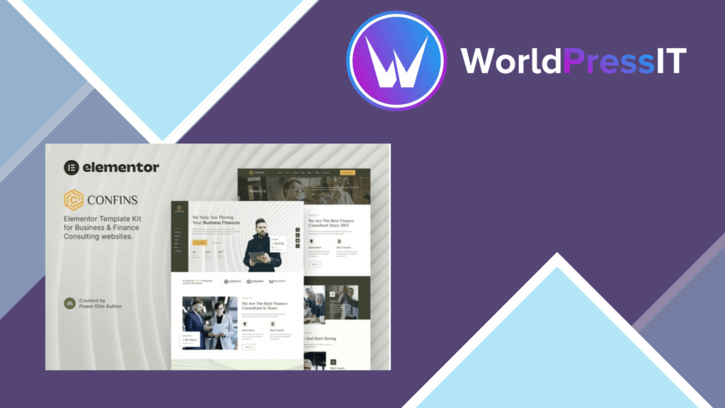 Confins – Business and Finance Consulting Elementor Template Kit