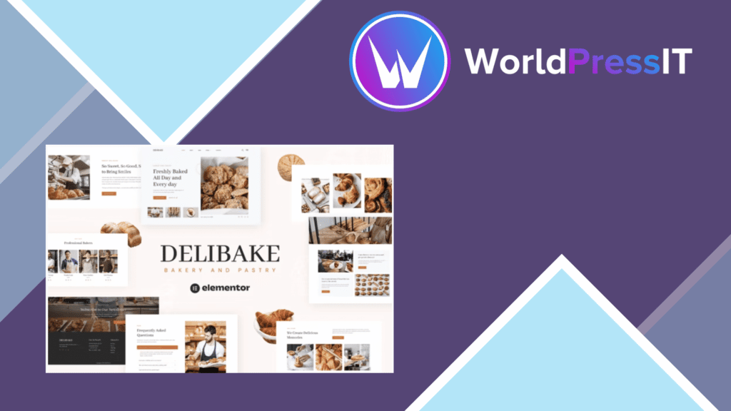 Delibake - Bakery and Pastry Elementor Template Kit