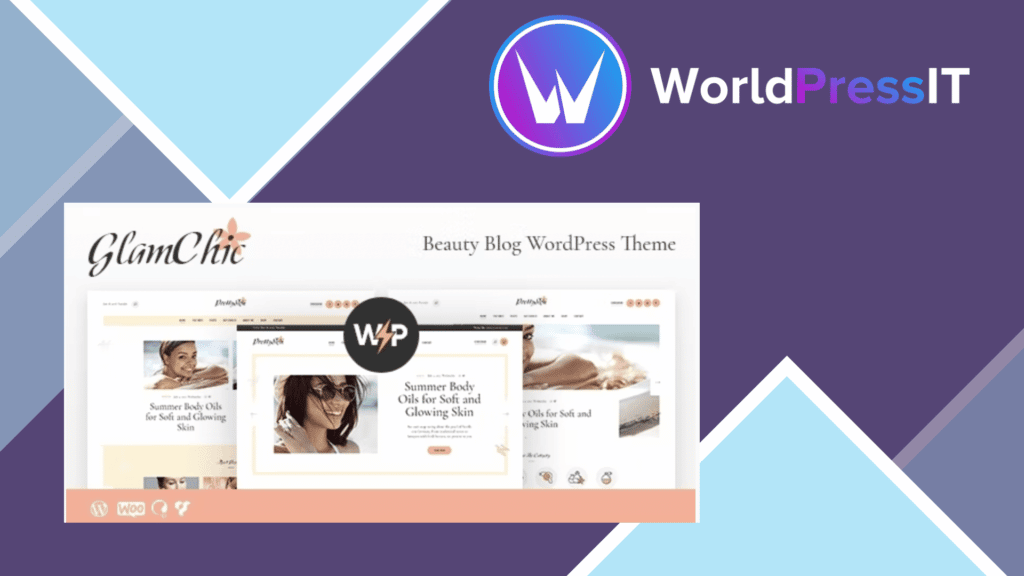 GlamChic | Beauty Blog and Online Magazine WordPress Theme