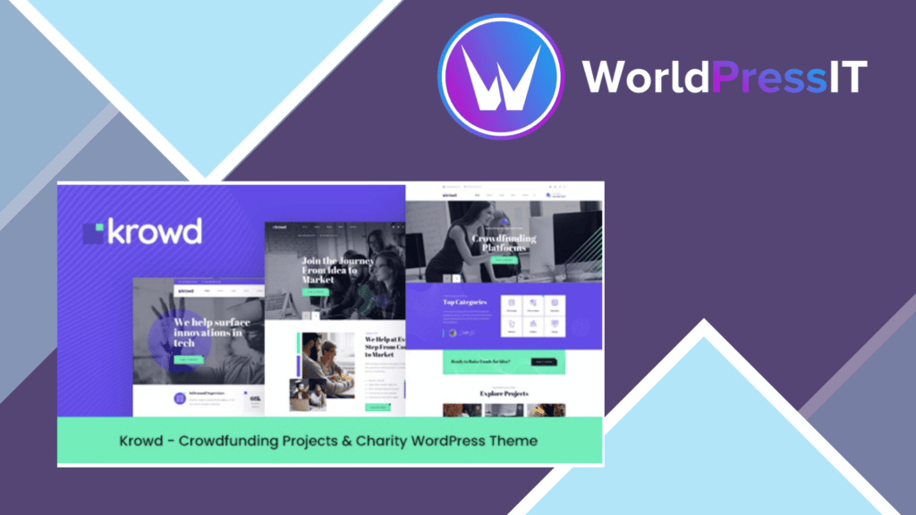 Krowd Crowdfunding and Charity WordPress Theme