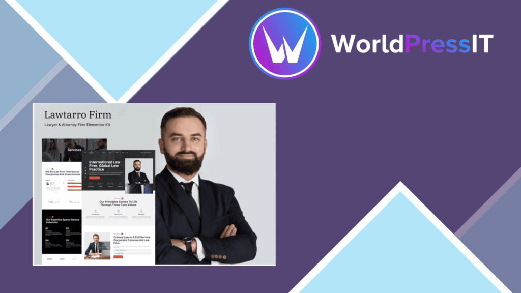Lawtarro - Attorney and Law Firm Elementor Template Kit