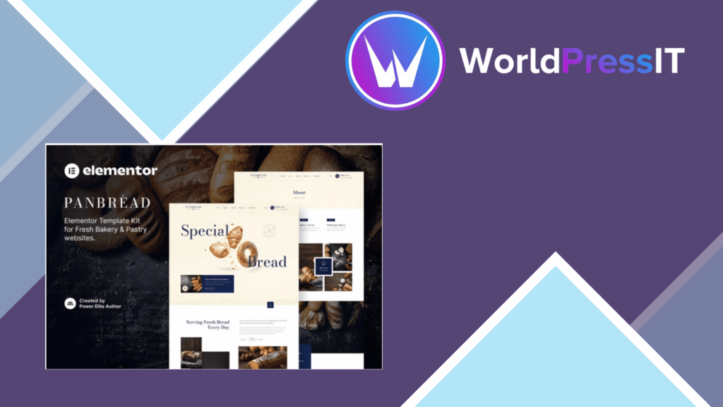 Panbread – Fresh Bakery and Pastry Elementor Template Kit