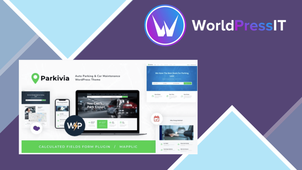 Parkivia Auto Parking &amp; Car Maintenance Theme