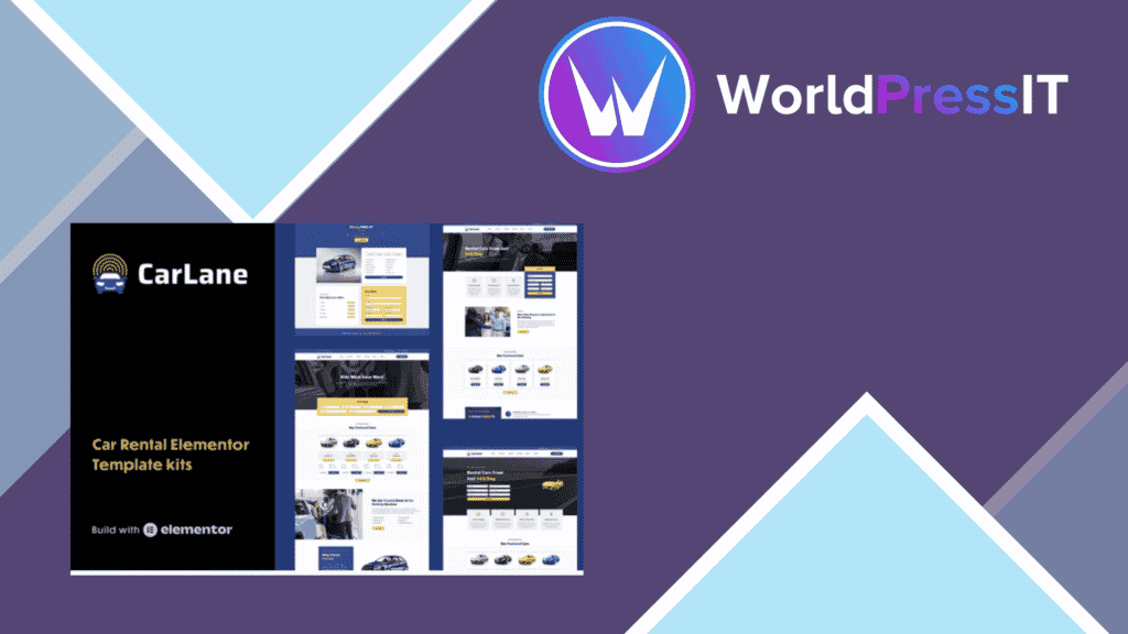 CarLane - Car Rental Elementor Template Kit