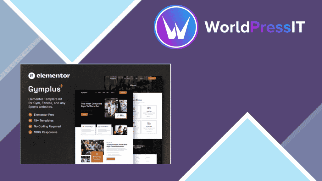 Gymplus - Gym and Fitness Elementor Template Kit