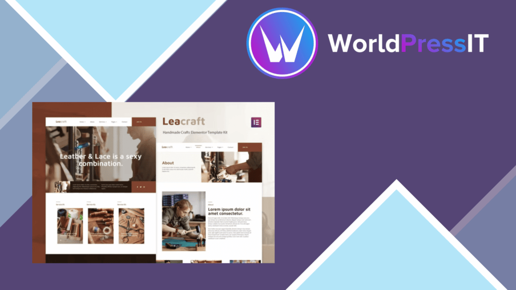 Leacraft - Handmade Crafts Elementor Template Kit
