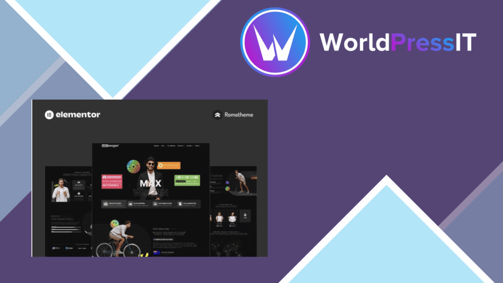 MAX - Content Creator Elementor Pro Full Site Template Kit