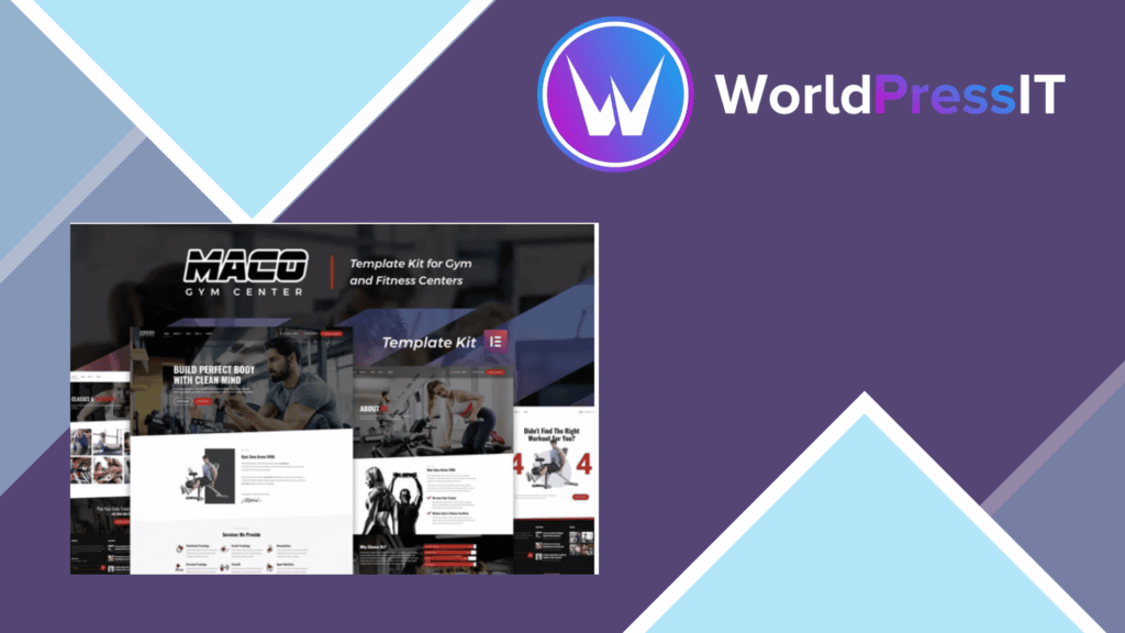 Maco Kit - Gym and Fitness Elementor Template Kit