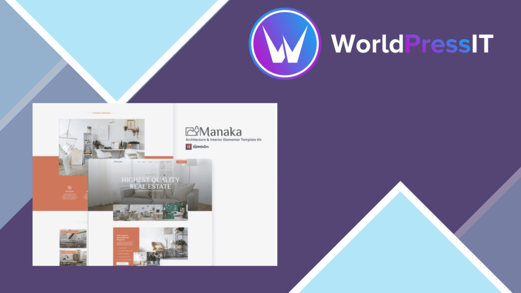 Manaka - Architecture and Interior Elementor Template Kit