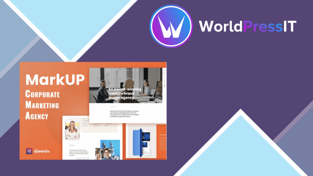 MarkUP - Corporate and Marketing Agency Elementor Template Kit