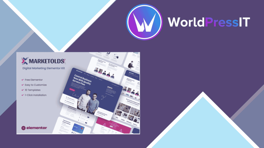 Marketolds - Digital Marketing Elementor Template Kit