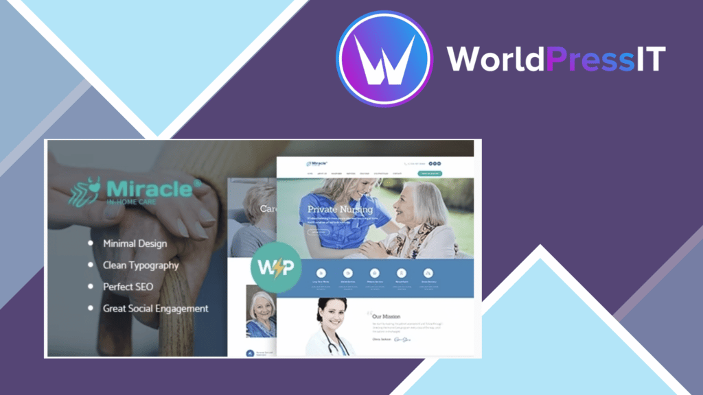 Saveo | In-home Care and Private Nursing Agency WordPress Theme
