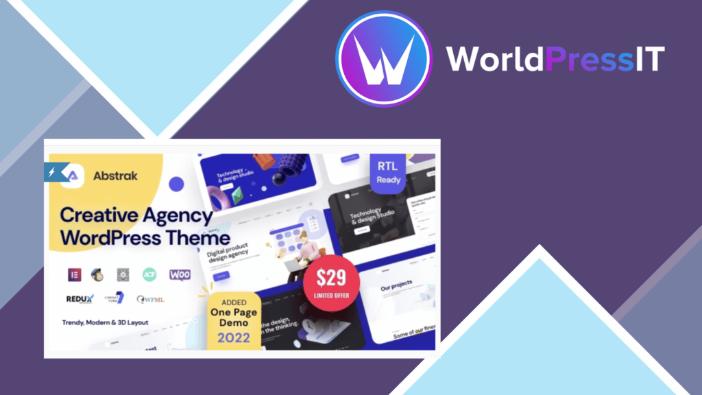 Abstrak - Creative Agency WordPress Theme