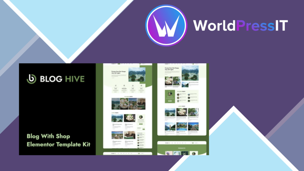 Blog Hive - Personal Blog Elementor Template Kit