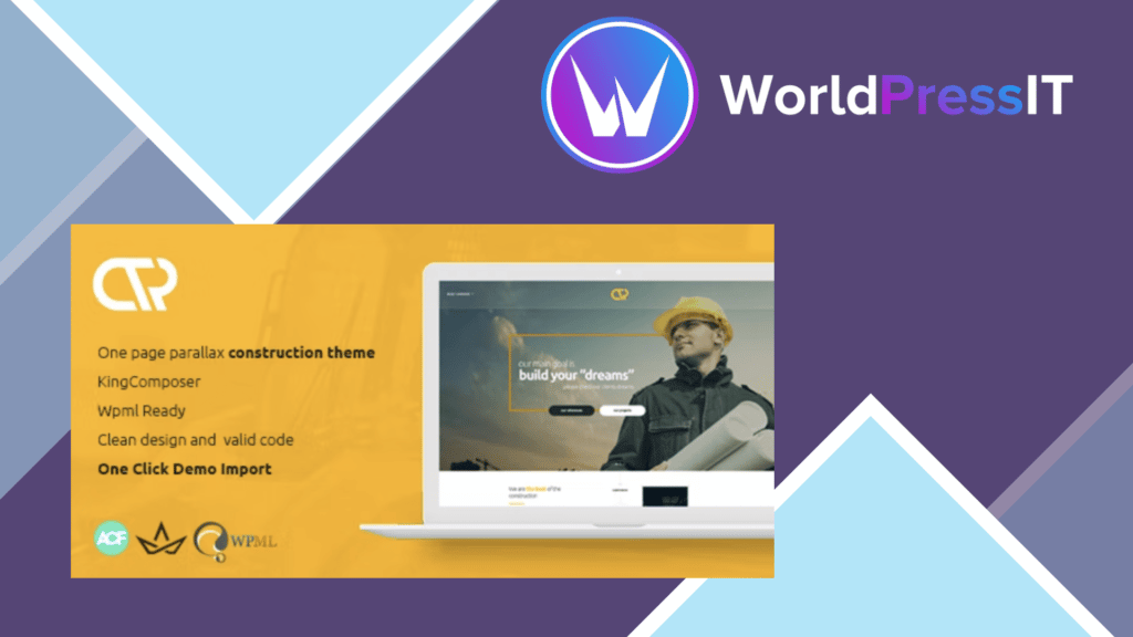 Consta - One Page Construction WordPress Theme