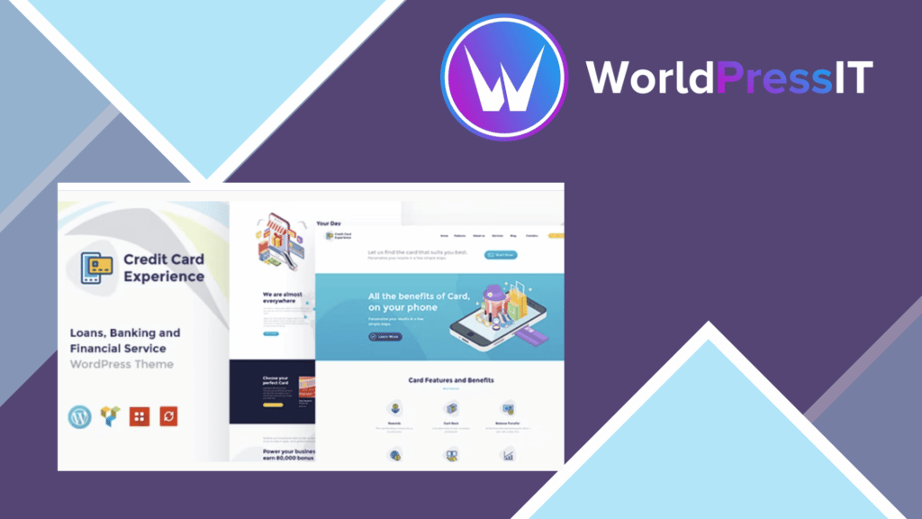 Credit Card Experience | Credit Card Company and Online Banking WordPress Theme