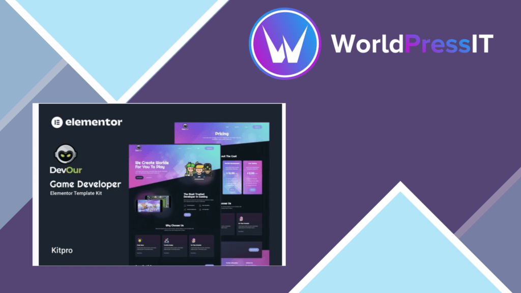 Devour - Game Developer Elementor Template Kit