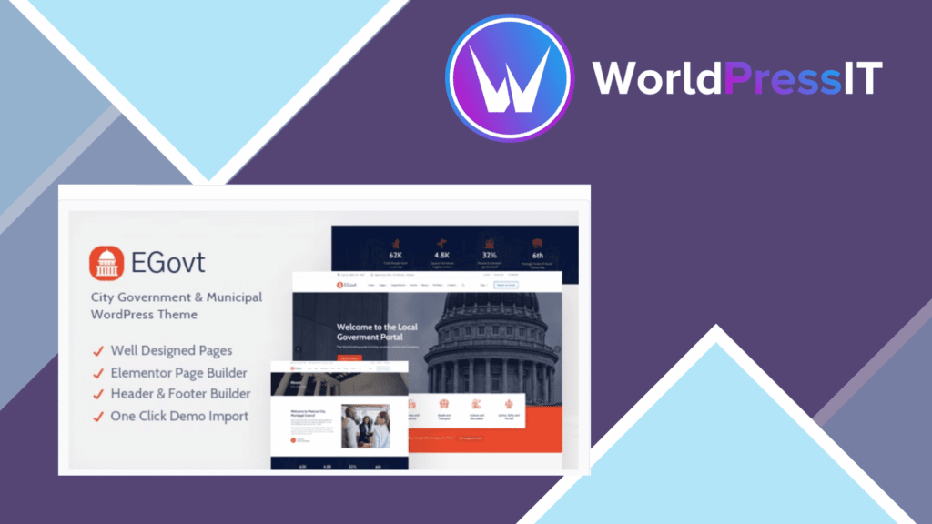 EGovt - City Government WordPress Theme