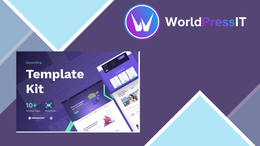 Geomitra - Creative Financial Elementor Pro Template Kit
