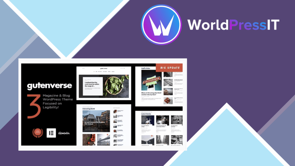 GutenVerse - Magazine and Blog Theme