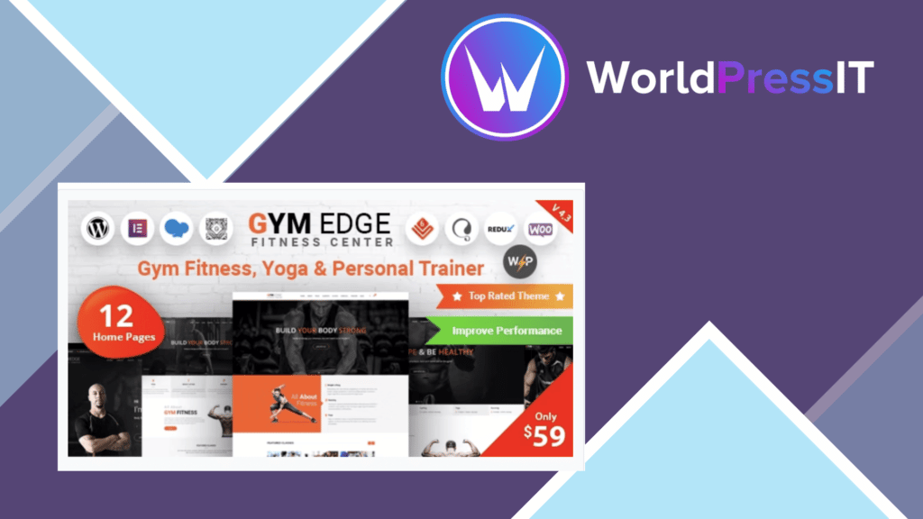Gym Edge - Gym Fitness WordPress Theme