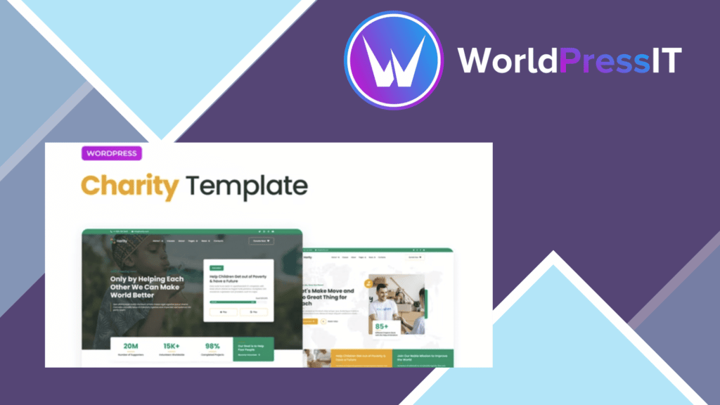 Harity - Fundraising Charity Elementor Template Kit