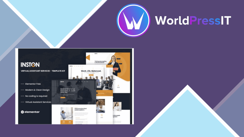 Inston - Virtual Assistant Services Elementor Template Kit